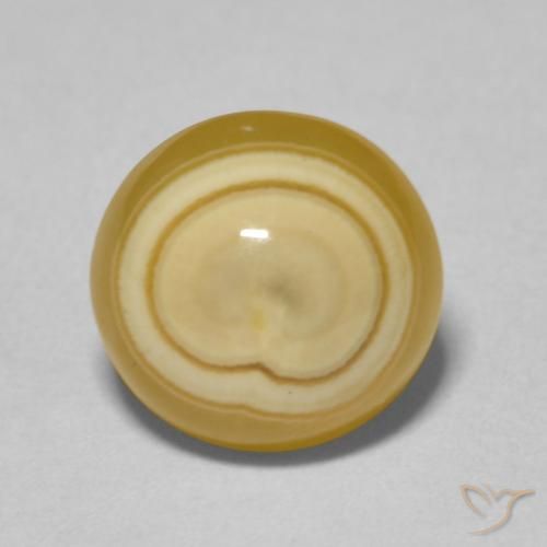 5.35ct طبيعي متعدد الألوان عقيق, دائري, غير شفاف