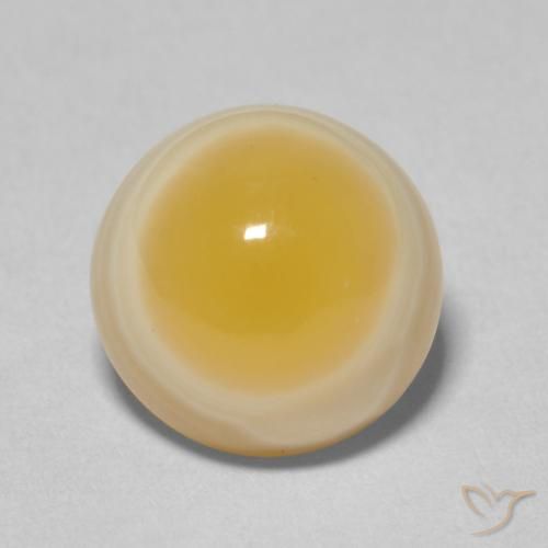 7.32ct طبيعي متعدد الألوان عقيق, دائري, غير شفاف