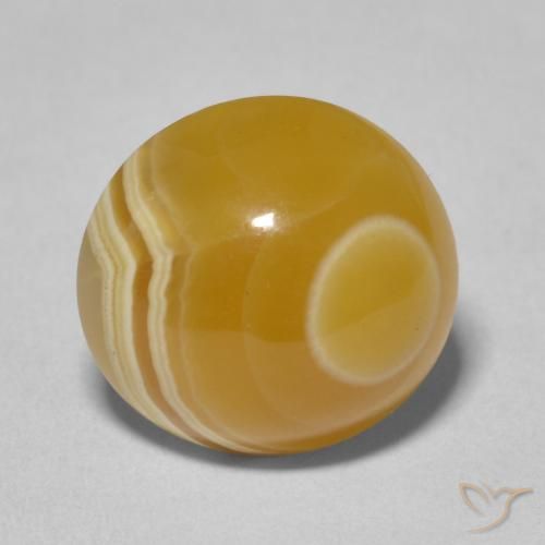 8.51ct طبيعي متعدد الألوان عقيق, بيضوي, غير شفاف