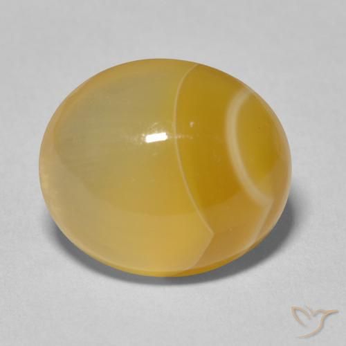 10.66ct طبيعي متعدد الألوان عقيق, بيضوي, غير شفاف