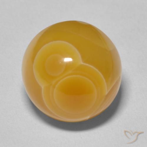 15.40ct طبيعي متعدد الألوان عقيق, دائري, غير شفاف