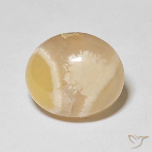 18.85ct طبيعي متعدد الألوان عقيق, بيضوي, غير شفاف
