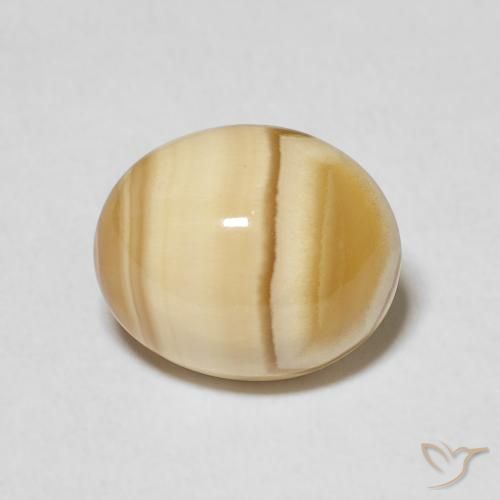 5.88ct طبيعي متعدد الألوان عقيق, بيضوي, غير شفاف