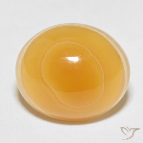 32.96ct طبيعي متعدد الألوان عقيق, بيضوي, غير شفاف