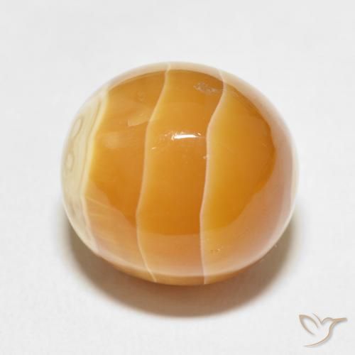 16.52ct طبيعي متعدد الألوان عقيق, بيضوي, غير شفاف