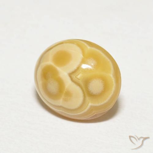 عقيق متعدد الألوان طبيعي، قصة بيضاوى، 2.92 قيراط، غير شفاف