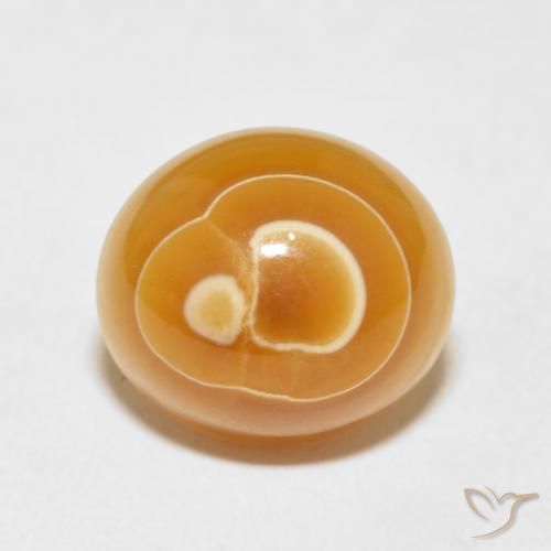 8.93ct طبيعي متعدد الألوان عقيق, بيضوي, غير شفاف