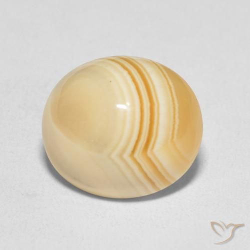 7.81ct طبيعي متعدد الألوان عقيق, بيضوي, غير شفاف