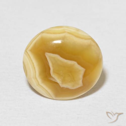 4.72ct طبيعي متعدد الألوان عقيق, بيضوي, غير شفاف