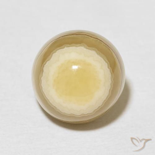 7.15ct طبيعي متعدد الألوان عقيق, دائري, غير شفاف