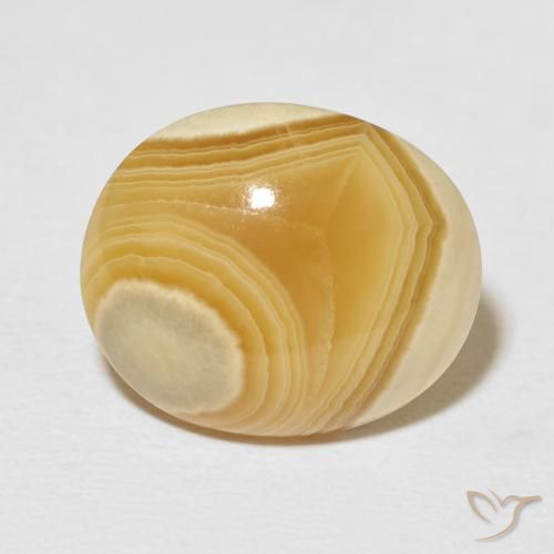 15.45ct طبيعي متعدد الألوان عقيق, بيضوي, غير شفاف