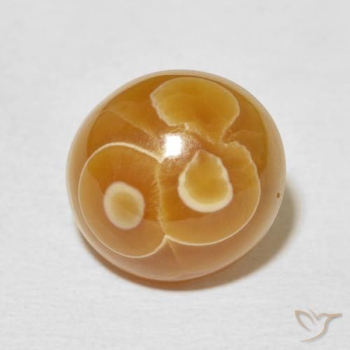 8.26ct طبيعي متعدد الألوان عقيق, بيضوي, غير شفاف, Photo A
