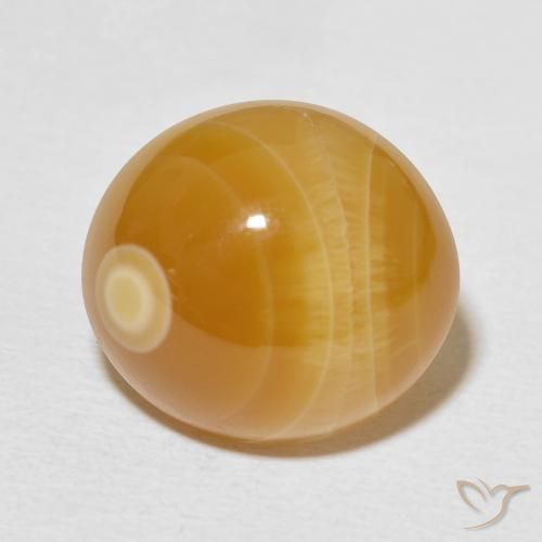 16.87ct طبيعي متعدد الألوان عقيق, بيضوي, غير شفاف