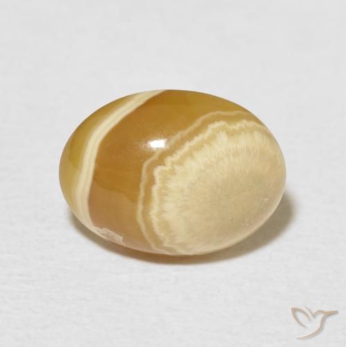 4.50ct طبيعي متعدد الألوان عقيق, بيضوي, غير شفاف
