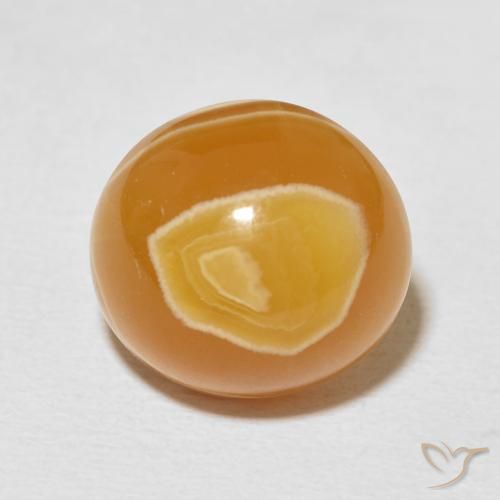 16.92ct طبيعي متعدد الألوان عقيق, بيضوي, غير شفاف