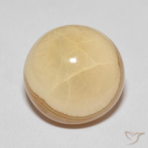 34.68ct طبيعي متعدد الألوان عقيق, دائري, غير شفاف