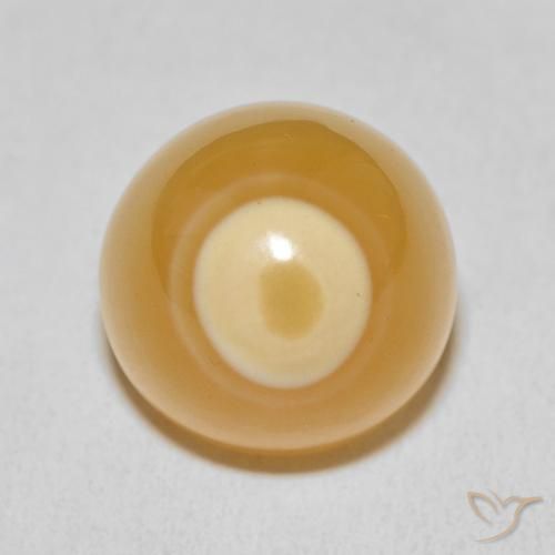 22.02ct طبيعي متعدد الألوان عقيق, دائري, غير شفاف