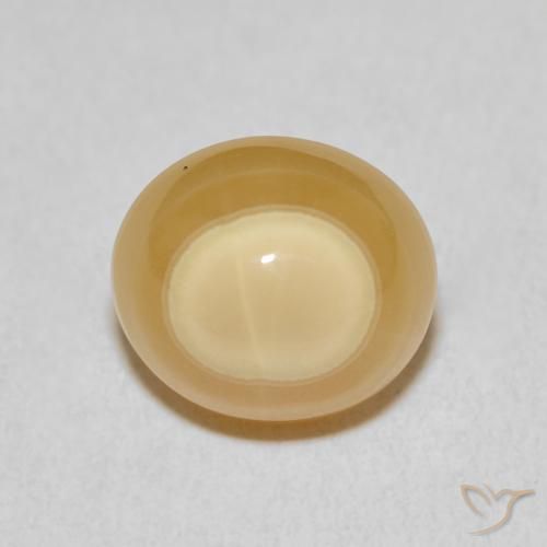 11.26ct طبيعي متعدد الألوان عقيق, بيضوي, غير شفاف, Photo A