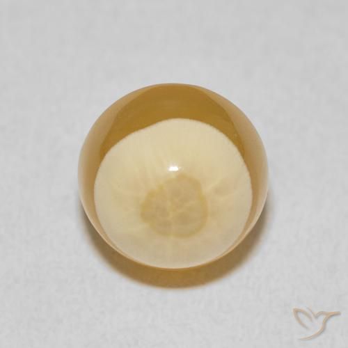 6.83ct طبيعي متعدد الألوان عقيق, دائري, غير شفاف