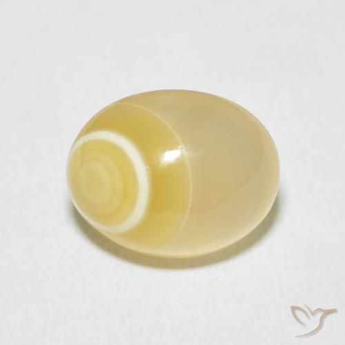 9.44ct طبيعي متعدد الألوان عقيق, بيضوي, غير شفاف