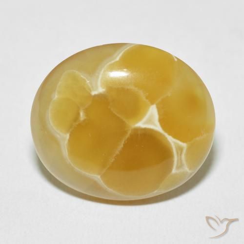 20.46ct طبيعي متعدد الألوان عقيق, بيضوي, غير شفاف