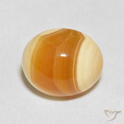 10.60ct طبيعي متعدد الألوان عقيق, بيضوي, غير شفاف
