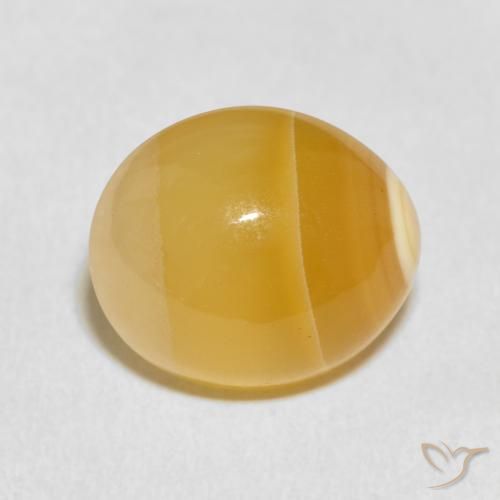 11.37ct طبيعي متعدد الألوان عقيق, بيضوي, غير شفاف