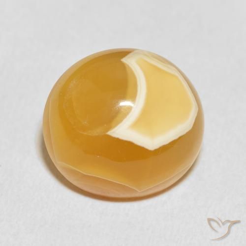 16.53ct طبيعي متعدد الألوان عقيق, بيضوي, غير شفاف