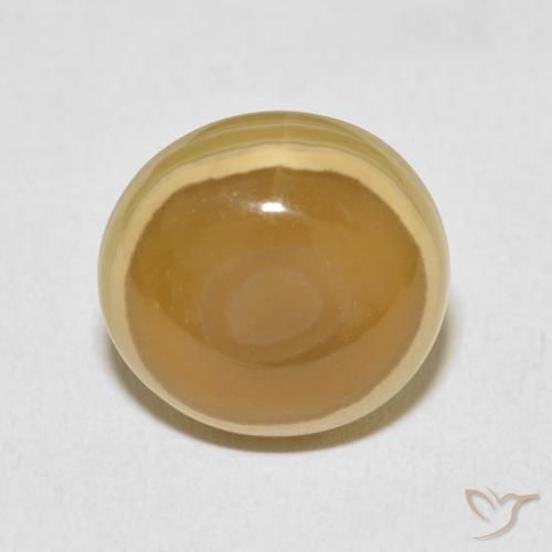 13.15ct طبيعي متعدد الألوان عقيق, بيضوي, غير شفاف