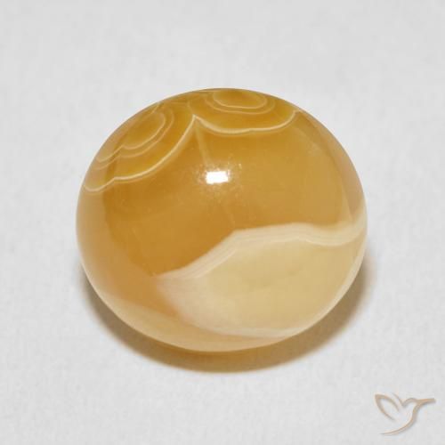 14.76ct طبيعي متعدد الألوان عقيق, بيضوي, غير شفاف