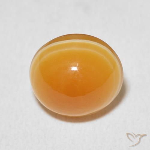 5.74ct طبيعي متعدد الألوان عقيق, بيضوي, غير شفاف