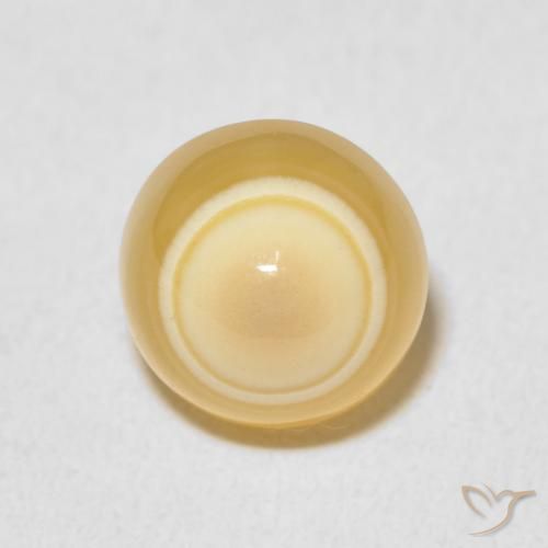 6.27ct طبيعي متعدد الألوان عقيق, دائري, غير شفاف