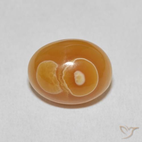 9.35ct طبيعي متعدد الألوان عقيق, بيضوي, غير شفاف