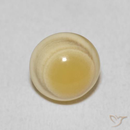 3.45ct طبيعي متعدد الألوان عقيق, دائري, غير شفاف