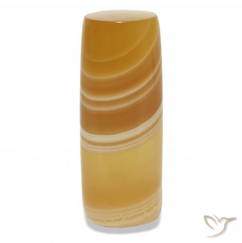 عقيق متعدد الألوان طبيعي، فانسى، 45.40 قيراط، نصف شفاف