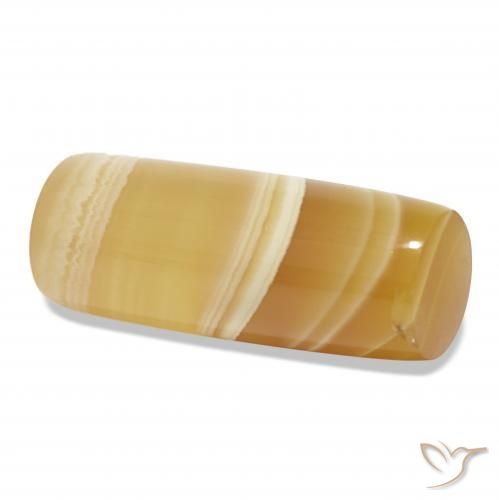 عقيق متعدد الألوان طبيعي، فانسى، 45.40 قيراط، نصف شفاف