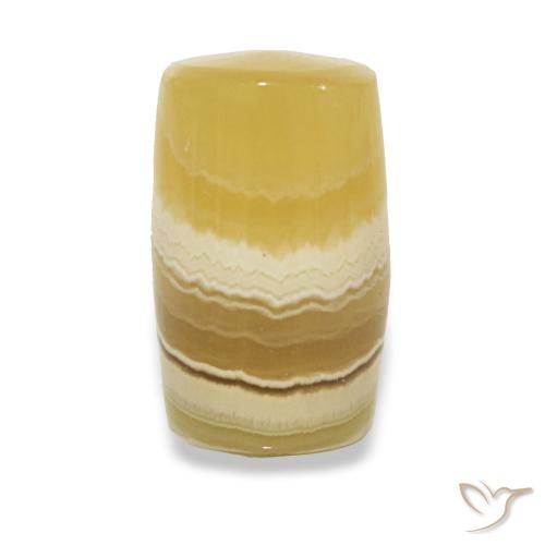 عقيق متعدد الألوان طبيعي، فانسى، 7.90 قيراط، نصف شفاف