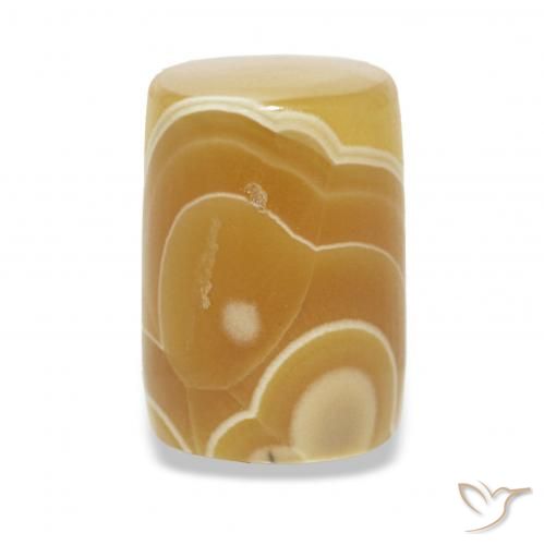 عقيق متعدد الألوان طبيعي، فانسى، 13.09 قيراط، نصف شفاف