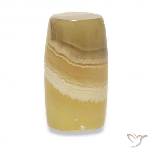 عقيق متعدد الألوان طبيعي، فانسى، 10.95 قيراط، نصف شفاف