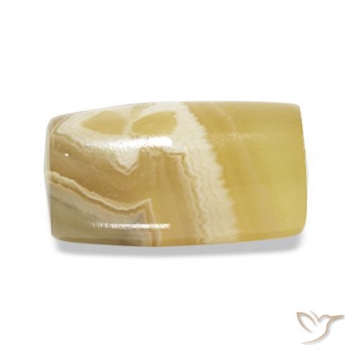 عقيق متعدد الألوان طبيعي، فانسى، 10.95 قيراط، نصف شفاف