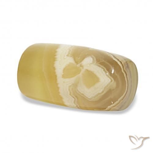 عقيق متعدد الألوان طبيعي، فانسى، 10.95 قيراط، نصف شفاف