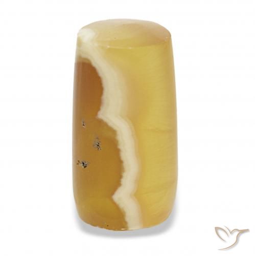 عقيق متعدد الألوان طبيعي، فانسى، 9.12 قيراط، نصف شفاف