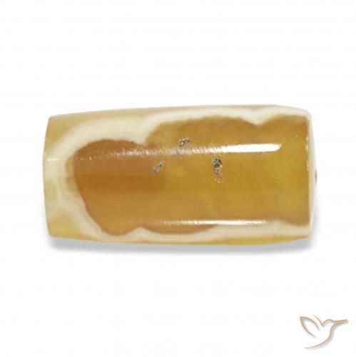 عقيق متعدد الألوان طبيعي، فانسى، 9.12 قيراط، نصف شفاف