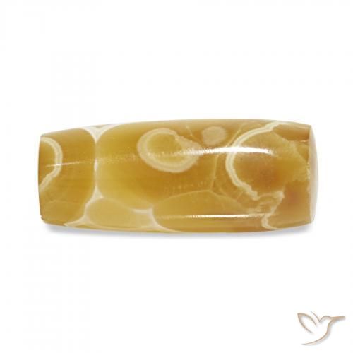 عقيق متعدد الألوان طبيعي، فانسى، 8.62 قيراط، نصف شفاف