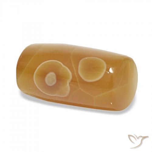 عقيق متعدد الألوان طبيعي، فانسى، 13.53 قيراط، نصف شفاف