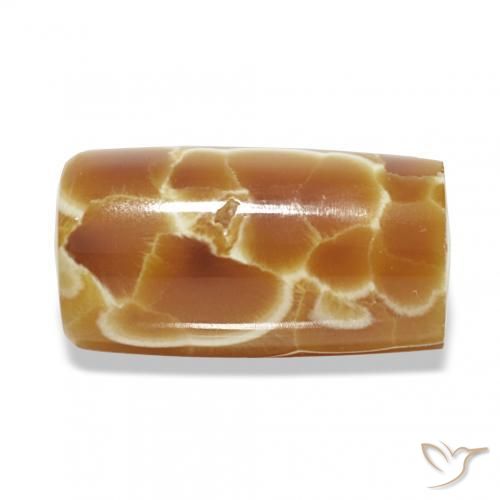 عقيق متعدد الألوان طبيعي، فانسى، 19.36 قيراط، غير شفاف