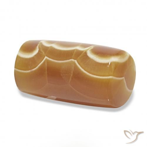 عقيق متعدد الألوان طبيعي، فانسى، 19.36 قيراط، غير شفاف