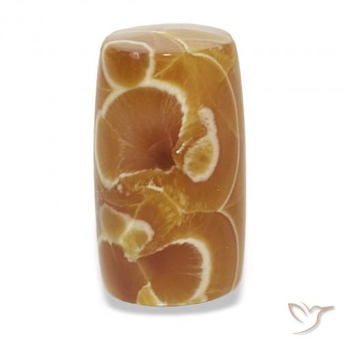 عقيق متعدد الألوان طبيعي، فانسى، 15.61 قيراط، غير شفاف