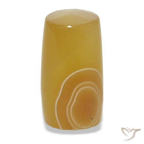 عقيق متعدد الألوان طبيعي، فانسى، 15.12 قيراط، نصف شفاف