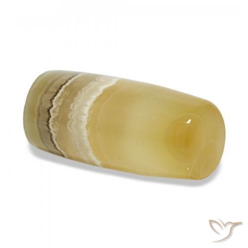 عقيق متعدد الألوان طبيعي، فانسى، 12.76 قيراط، نصف شفاف